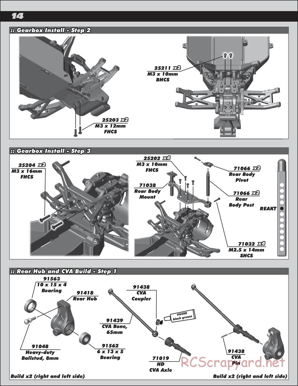 Team Associated - DR10 Drag Race Car - Manual - Page 14